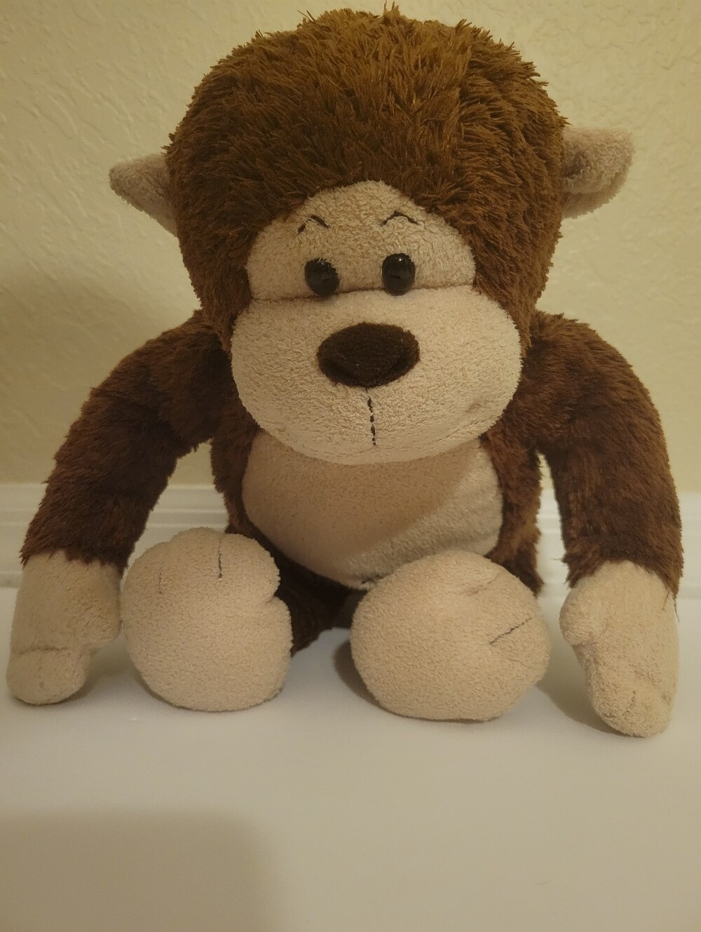 Build-A-Bear Brown and Cream Monkey Plush